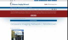 
							         Middletown | DE | Delaware Imaging Network - RadNet								  
							    