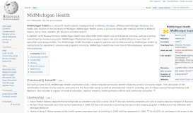 
							         MidMichigan Health - Wikipedia								  
							    
