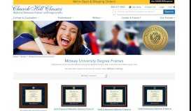 
							         Midway University - Diploma Frames - Church Hill Classics								  
							    