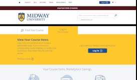 
							         Midway University Online Bookstore								  
							    