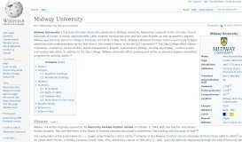 
							         Midway University - Wikipedia								  
							    