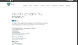 
							         Midweek Metropolitan Pennant - Bowls Victoria								  
							    