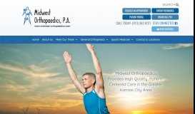 
							         Midwest Orthopaedics PA | Orthopedic Surgery and Sports Medcine								  
							    