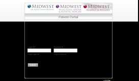 
							         Midwest Patient Portal - Midwest Allergy & Asthma								  
							    
