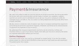 
							         Midwest Retina Payment and Insurance Information								  
							    
