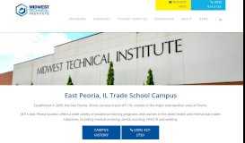 
							         Midwest Technical Institute (MTI) East Peoria, IL Campus								  
							    
