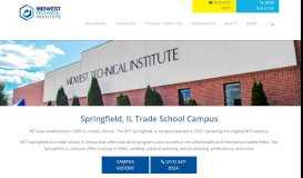 
							         Midwest Technical Institute (MTI) Springfield, IL Campus								  
							    