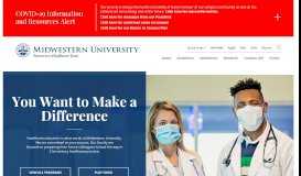 
							         Midwestern University - Educating Tomorrow's Healthcare Team								  
							    
