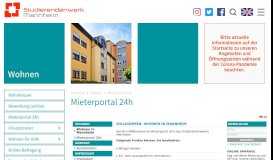 
							         Mieterportal 24h - Studierendenwerk Mannheim -								  
							    