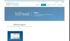 
							         MiFleet Support – MiFleet								  
							    