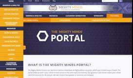 
							         Mighty Minds Portal » Mighty Minds								  
							    