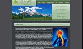 
							         Migraine | Chronic Migraine | Summit Headache and Neuro Institute								  
							    