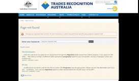 
							         Migration Skills Assessment | Trades Recognition Australia								  
							    