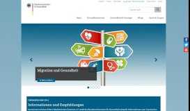 
							         Migration und Gesundheit: Startseite								  
							    