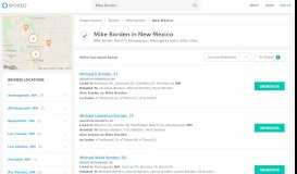 
							         Mike Borden in New Mexico | 8 Records Found | Spokeo								  
							    