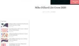 
							         Mike Dillard List Grow 2020 - Ippei Blog - Ippei Review								  
							    