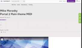 
							         Mike Morasky - Portal 2 Main theme MIDI Download • Nonstop2k								  
							    
