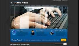 
							         Mikrotec Terms of Use Policy - Mikrotec Webmail								  
							    