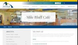 
							         Mile Bluff Café | Dining at Mile Bluff Medical Center								  
							    