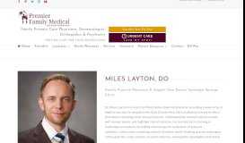 
							         Miles Layton, DO - Premier Family Medical								  
							    