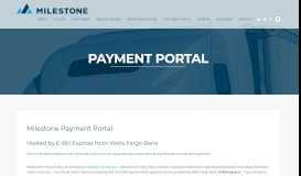 
							         Milestone Payment Portal | Milestone - Rent & Lease Trailers, Chassis ...								  
							    