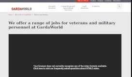 
							         Military and Veterans | GardaWorld								  
							    