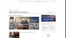 
							         Military Spouse Employment | Military.com								  
							    