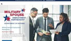 
							         Military Spouse Employment Partnership								  
							    