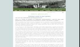 
							         Mill Hill Preservation Society History								  
							    