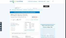
							         Millard Henry Clinic - Primary Care in Russellville, AR 72801								  
							    