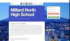 
							         Millard North High School | Smore Newsletters								  
							    