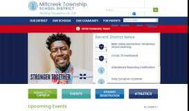 
							         Millcreek Township School District: Home Page								  
							    
