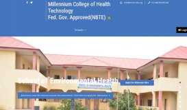 
							         Millennium College of Health Technology - Home								  
							    