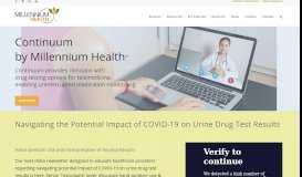
							         Millennium Health: Drug Testing and Genetics Services ...								  
							    