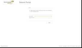 
							         Millennium Health Patient Portal								  
							    
