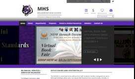
							         Millennium High School / Homepage								  
							    