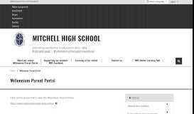 
							         Millennium Parent Portal - Mitchell High School								  
							    