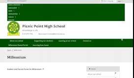 
							         Millennium Parent Portal - Picnic Point High School								  
							    