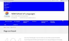
							         Millennium Portal - NSW School of Languages								  
							    