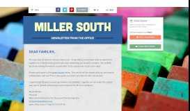 
							         MILLER SOUTH | Smore Newsletters for Education								  
							    