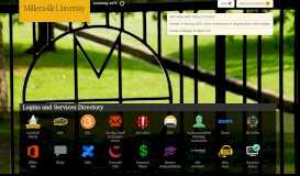 
							         Millersville University Logins								  
							    