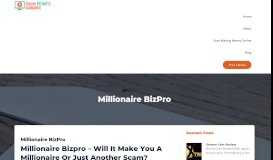 
							         Millionaire Bizpro | Online Money Guidance								  
							    