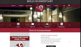 
							         Mills Elementary - Owasso Public Schools								  
							    