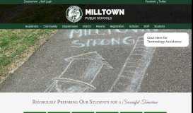 
							         Milltown Public Schools								  
							    