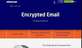 
							         Mimecast's Encrypted Email Primer | Mimecast.com								  
							    