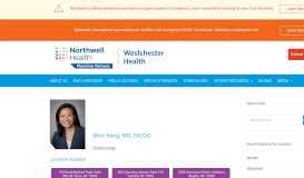 
							         Mimi Kang, MD, FACOG | Westchester Health								  
							    