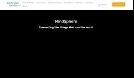 
							         MindSphere: Siemens								  
							    