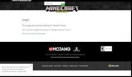 
							         Minecraft Log In – Home - Minecraft support								  
							    