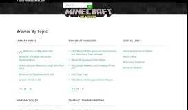 
							         Minecraft on Nintendo consoles - Mojang								  
							    
