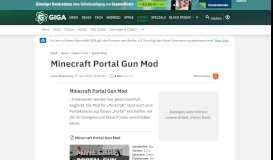 
							         Minecraft Portal Gun Mod - Giga								  
							    
